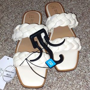 Memory foam slip on sandals